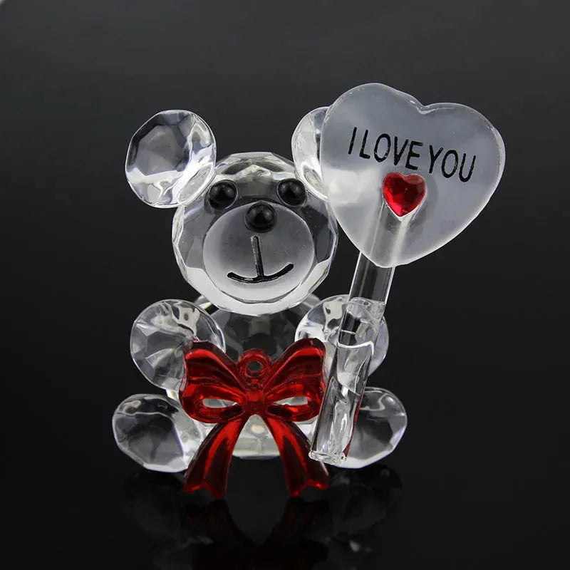 Creative Crystal Bear Car Decoration - Bellarte Enchanté Creative Crystal Bear Car Decoration