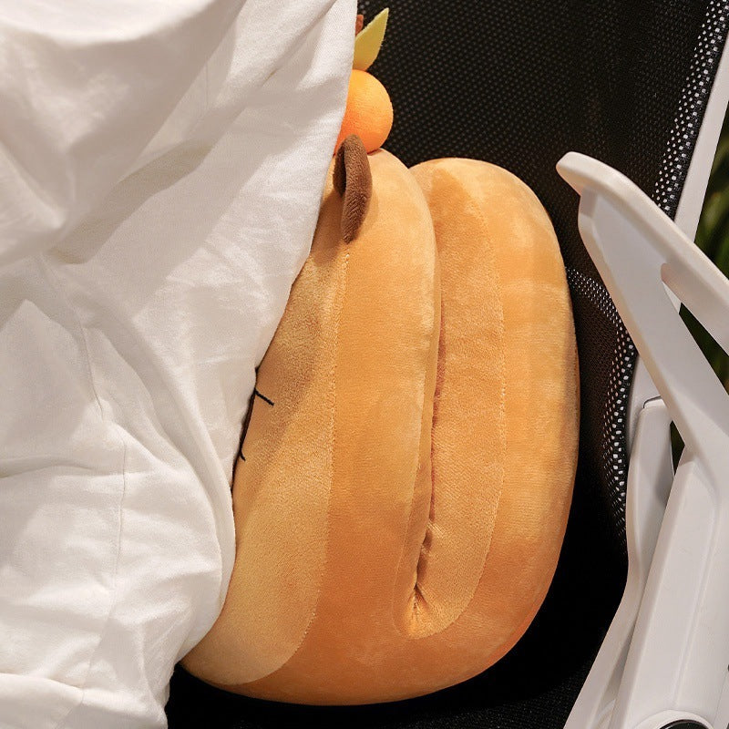 Creative Cute Capybara Ice Silk Afternoon Nap Lunch Break Artifact Plush Pillow - Bellarte Enchanté Creative Cute Capybara Ice Silk Afternoon Nap Lunch Break Artifact Plush Pillow