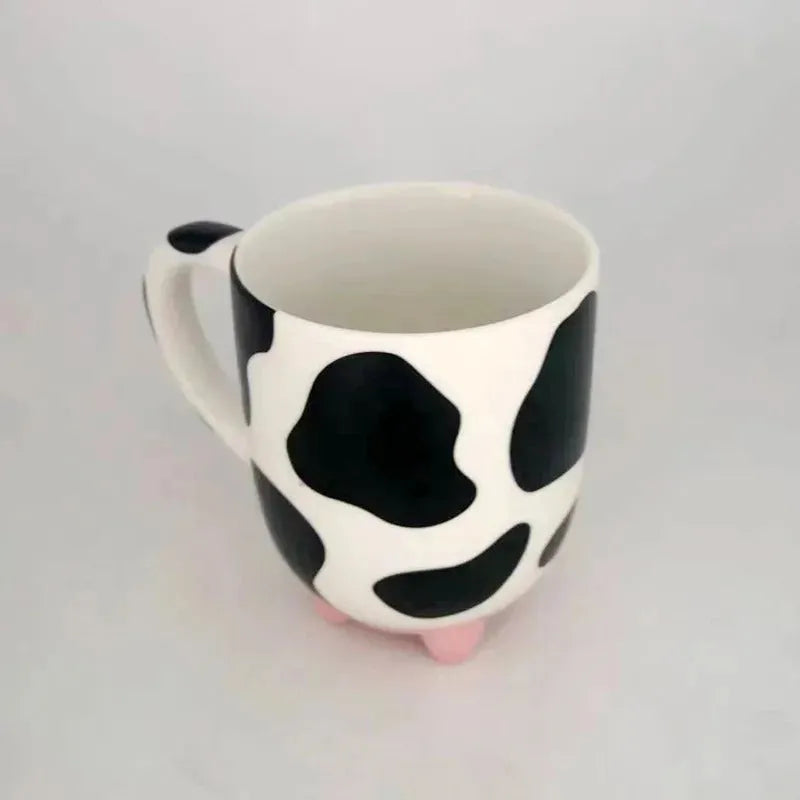 Creative Cute Cow Cartoon Ceramic Cup - Bellarte Enchanté Creative Cute Cow Cartoon Ceramic Cup