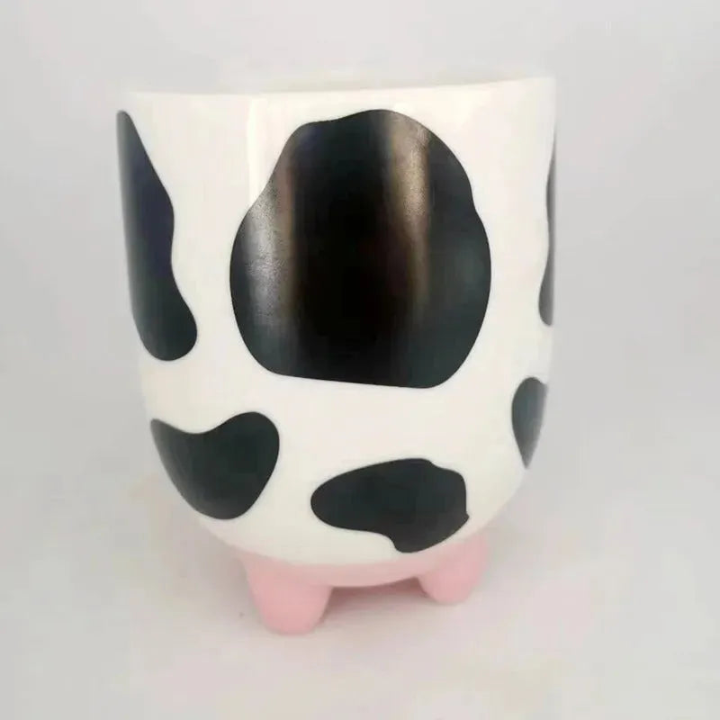 Creative Cute Cow Cartoon Ceramic Cup - Bellarte Enchanté Creative Cute Cow Cartoon Ceramic Cup