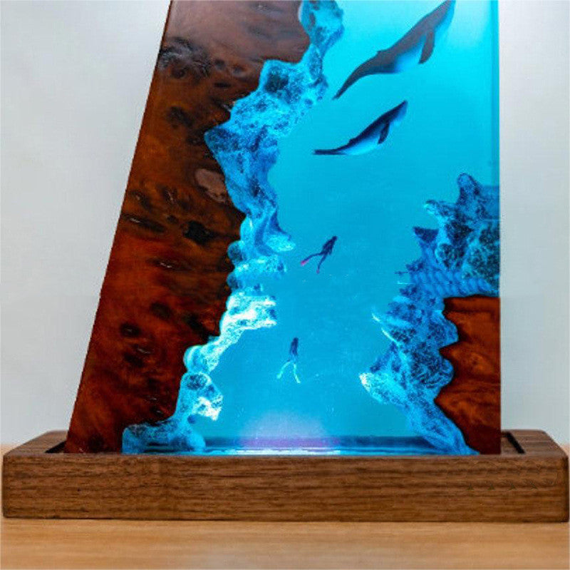 Creative Diver Marine Animal Small Night Lamp - Bellarte Enchanté Creative Diver Marine Animal Small Night Lamp