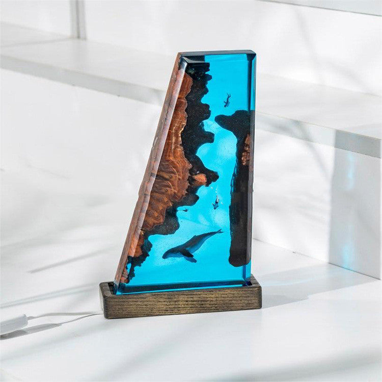 Creative Diving Marine Animal Small Night Lamp Resin Ambience Light - Bellarte Enchanté Creative Diving Marine Animal Small Night Lamp Resin Ambience Light