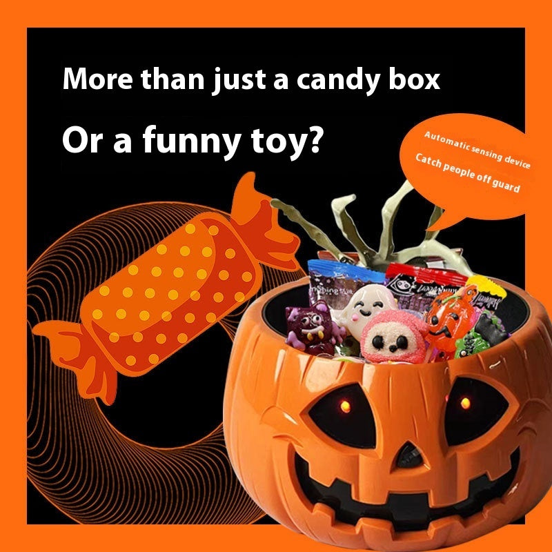 Creative Electric Halloween Pumpkin Lamp Candy Bowl - Bellarte Enchanté Creative Electric Halloween Pumpkin Lamp Candy Bowl