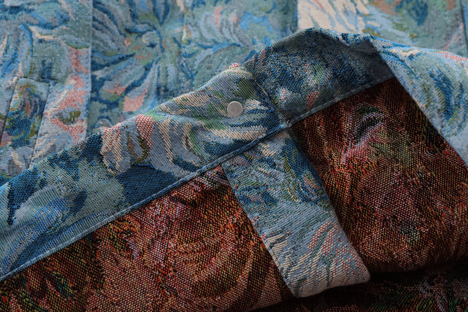 Creative Floral Denim Men Autumn Loose Men's And Women's Jackets - Bellarte Enchanté Creative Floral Denim Men Autumn Loose Men's And Women's Jackets