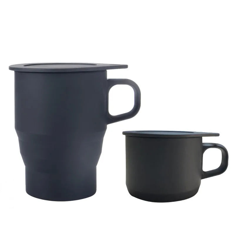 Creative Home Office Silicone Mug With Lid - Bellarte Enchanté Creative Home Office Silicone Mug With Lid