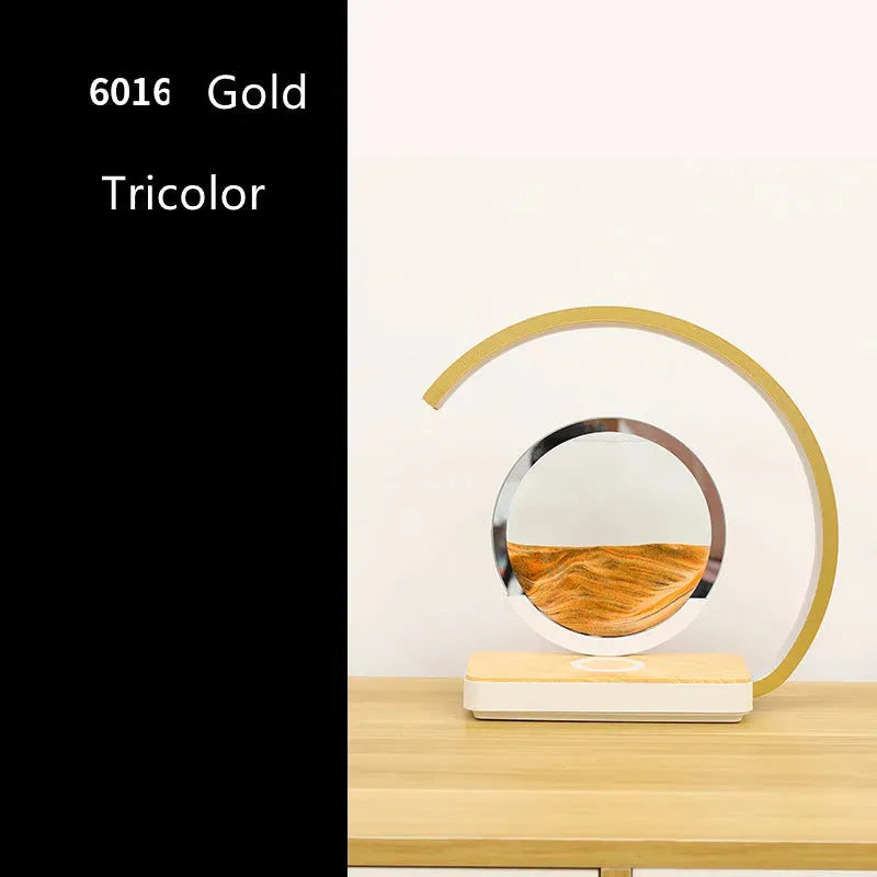 Creative Lamp Decompression Cure Bedroom Quicksand Painting Hourglass Pendant 3D Night LED Light - Bellarte Enchanté Creative Lamp Decompression Cure Bedroom Quicksand Painting Hourglass Pendant 3D Night LED Light