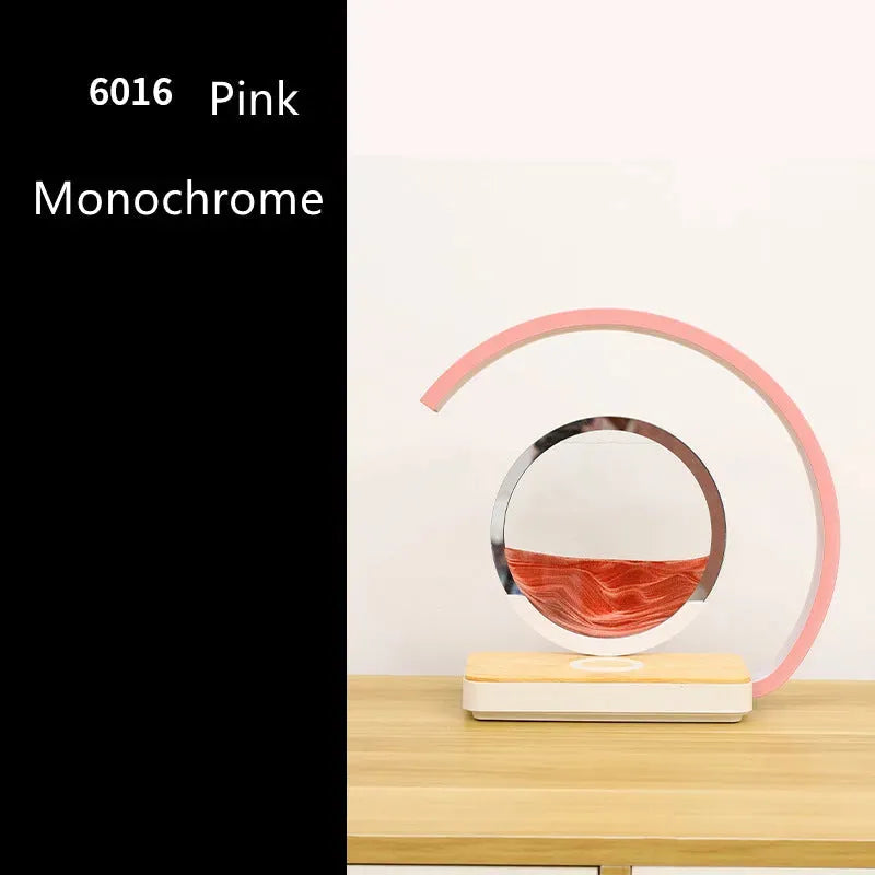 Creative Lamp Decompression Cure Bedroom Quicksand Painting Hourglass Pendant 3D Night LED Light - Bellarte Enchanté Creative Lamp Decompression Cure Bedroom Quicksand Painting Hourglass Pendant 3D Night LED Light