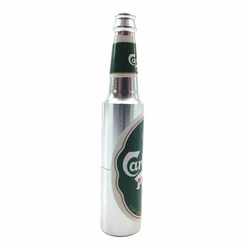 Creative Mini Beer Bottle Metal Pipe - Bellarte Enchanté Creative Mini Beer Bottle Metal Pipe