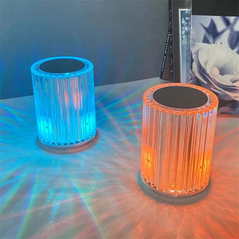 Crystal Lamp Table Lamp Atmosphere Creative Line Small Night Lamp Led Lights - Bellarte Enchanté Crystal Lamp Table Lamp Atmosphere Creative Line Small Night Lamp Led Lights