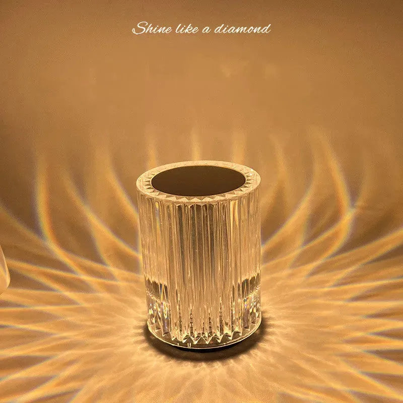 Crystal Lamp Table Lamp Atmosphere Creative Line Small Night Lamp Led Lights - Bellarte Enchanté Crystal Lamp Table Lamp Atmosphere Creative Line Small Night Lamp Led Lights