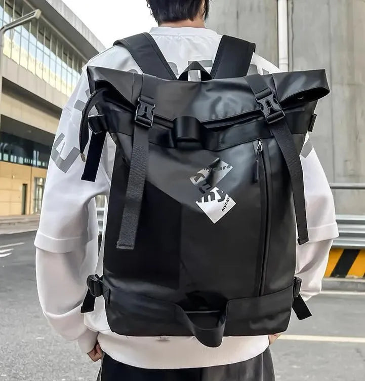 Curved Edge Fashion Backpack Men's Large Capacity - Bellarte Enchanté Curved Edge Fashion Backpack Men's Large Capacity