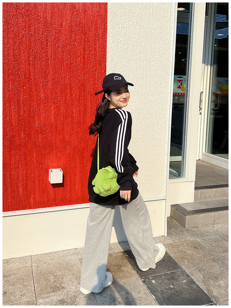 Cute And Ugly Frog-shaped Wallet Plush Doll Crossbody Bag - Bellarte Enchanté Cute And Ugly Frog-shaped Wallet Plush Doll Crossbody Bag