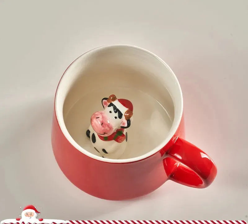 Cute Cartoon 3D Mark Ceramic Cup - Bellarte Enchanté Cute Cartoon 3D Mark Ceramic Cup