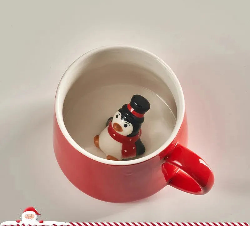 Cute Cartoon 3D Mark Ceramic Cup - Bellarte Enchanté Cute Cartoon 3D Mark Ceramic Cup