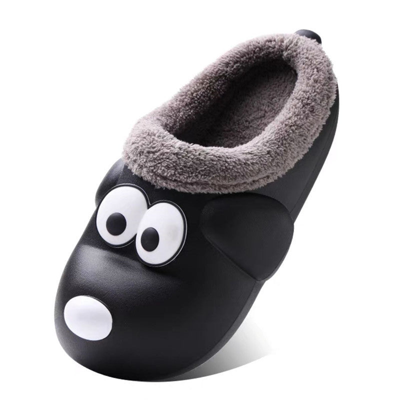 Cute Dog Shoes EVA Winter House Shoes Unisex Fuzzy Slippers - Bellarte Enchanté Cute Dog Shoes EVA Winter House Shoes Unisex Fuzzy Slippers