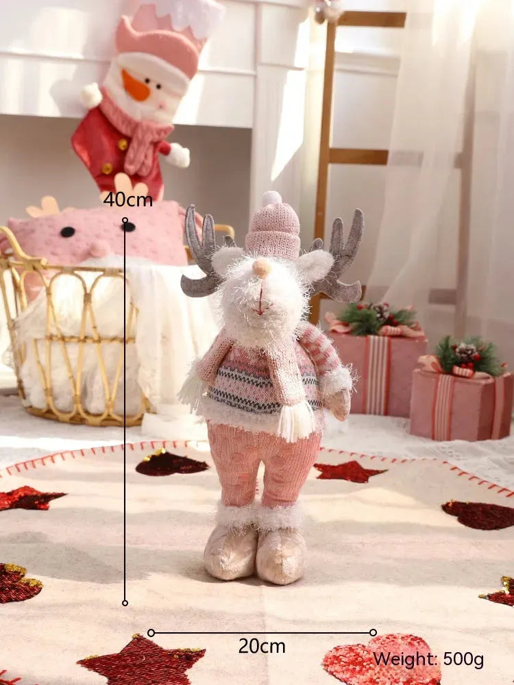 Cute Elk Santa Claus Prop Decoration - Bellarte Enchanté Cute Elk Santa Claus Prop Decoration