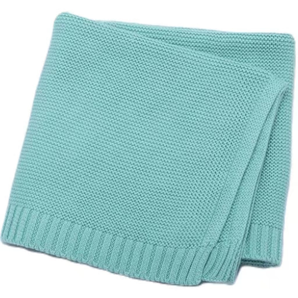 Embroidered Name Baby Knitted Cotton Nap Personality Sofa Blanket