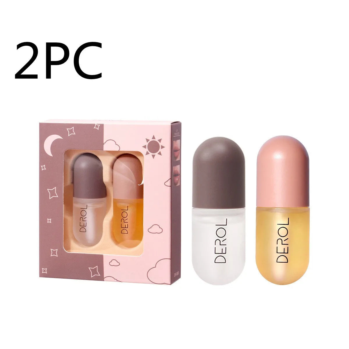 Day Night Instant Volume Lip Plumper Oil Clear Lasting Nourishing Repairing Reduce Lip Fine Line Care Lip Beauty Cosmetic - Bellarte Enchanté Day Night Instant Volume Lip Plumper Oil Clear Lasting Nourishing Repairing Reduce Lip Fine Line Care Lip Beauty Cosmetic
