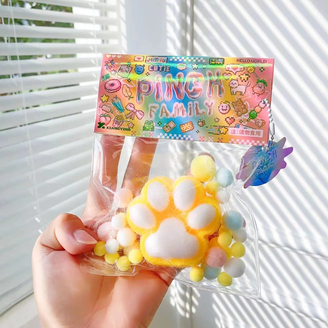 Decompress Squeezing Toy Cat's Paw Pressure Reduction Toy - Bellarte Enchanté Decompress Squeezing Toy Cat's Paw Pressure Reduction Toy