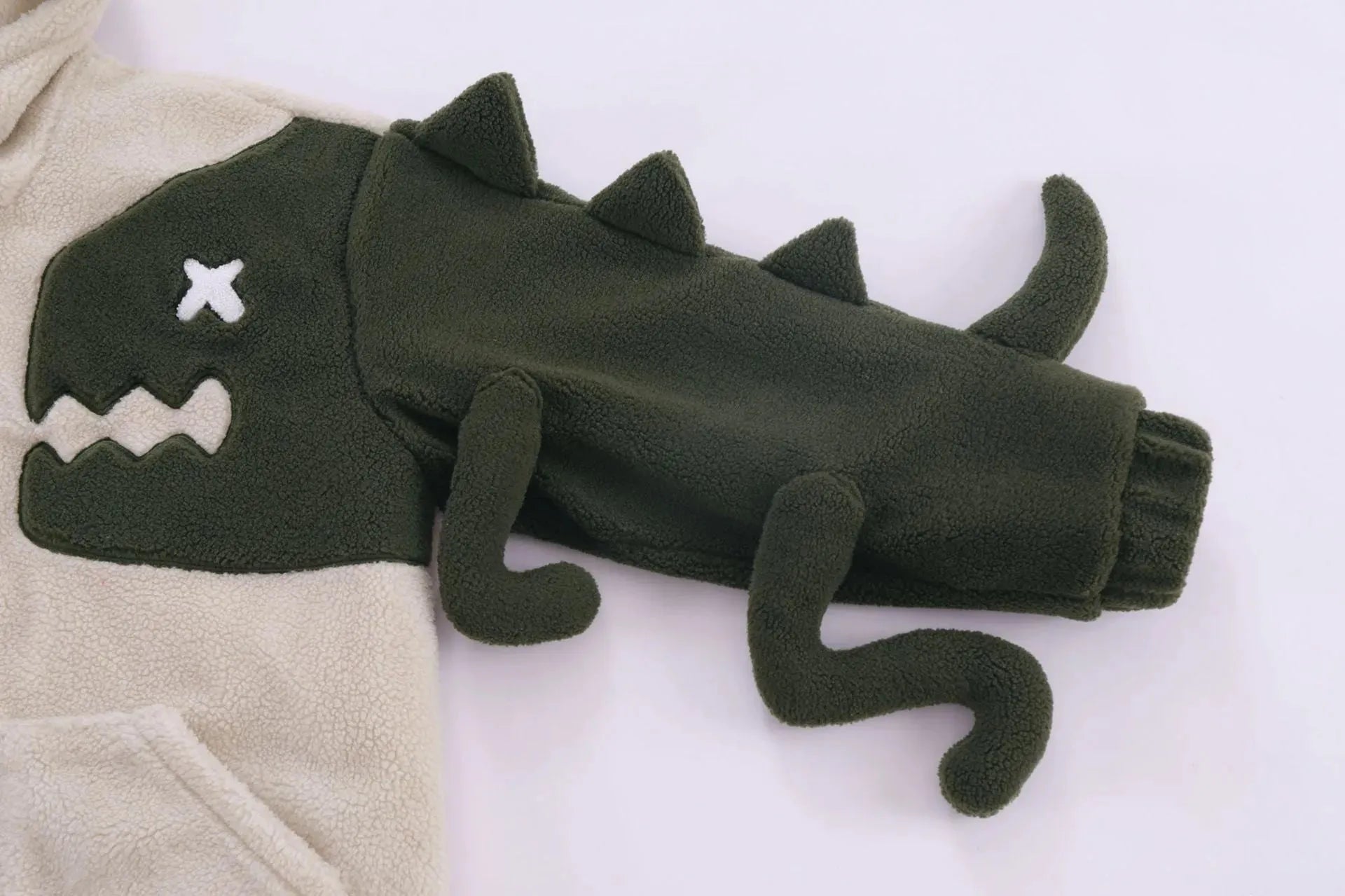 Design Sense Dinosaur Spliced Lamb Wool Coat Female - Bellarte Enchanté Design Sense Dinosaur Spliced Lamb Wool Coat Female