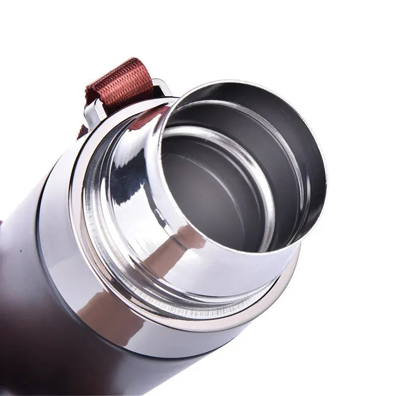 Designe Sling Vacuum Bullet head traveling Thermo Bottle, - Bellarte Enchanté Designe Sling Vacuum Bullet head traveling Thermo Bottle,