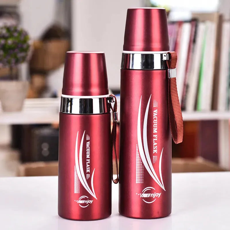 Designe Sling Vacuum Bullet head traveling Thermo Bottle, - Bellarte Enchanté Designe Sling Vacuum Bullet head traveling Thermo Bottle,