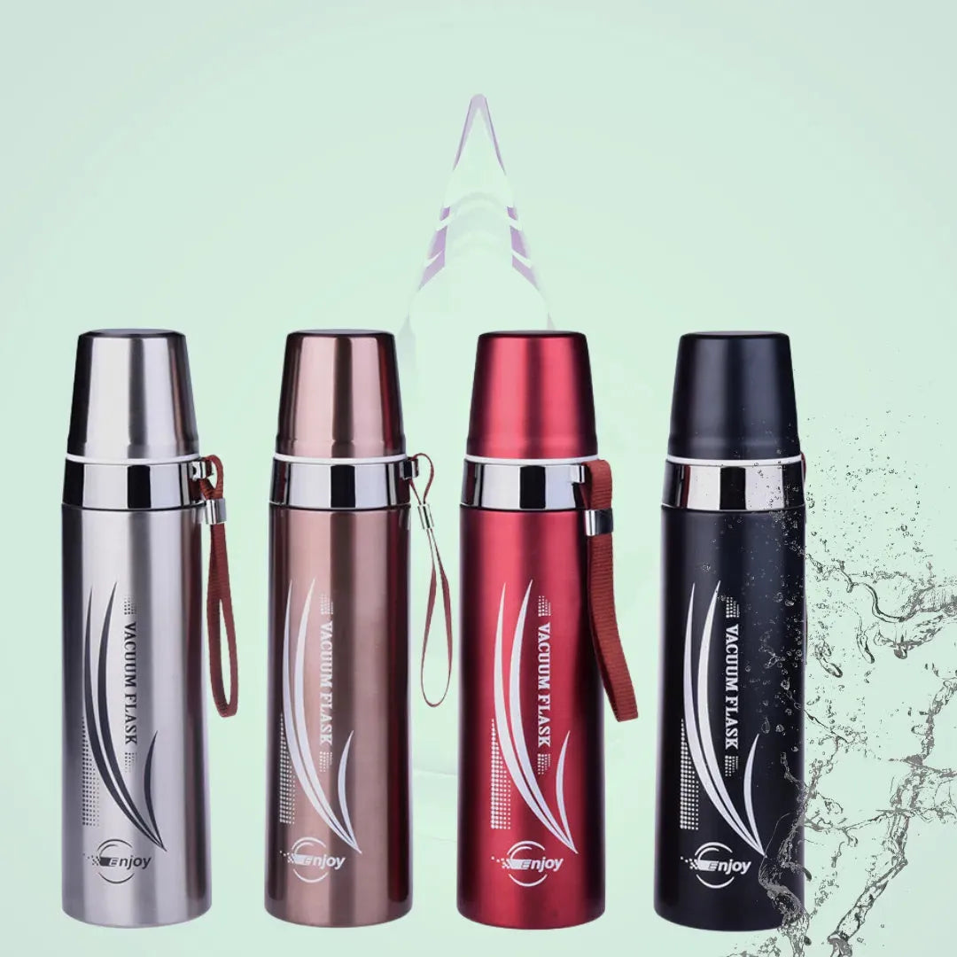 Designe Sling Vacuum Bullet head traveling Thermo Bottle, - Bellarte Enchanté Designe Sling Vacuum Bullet head traveling Thermo Bottle,