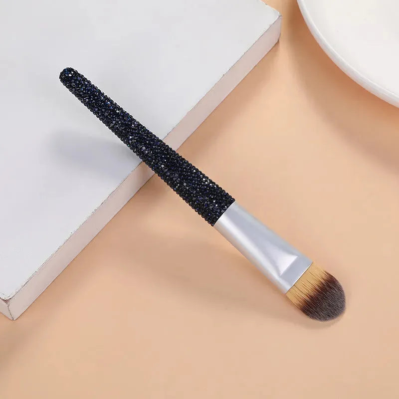Diamond Encrusted Makeup Brush Soft Bristle Makeup Tool - Bellarte Enchanté Diamond Encrusted Makeup Brush Soft Bristle Makeup Tool