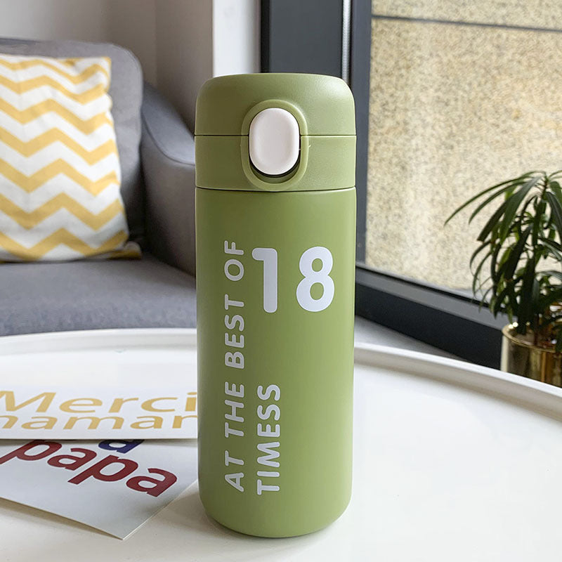 Digital Stainless Steel Thermos Cup Gift Student Drinking Cup - Bellarte Enchanté Digital Stainless Steel Thermos Cup Gift Student Drinking Cup