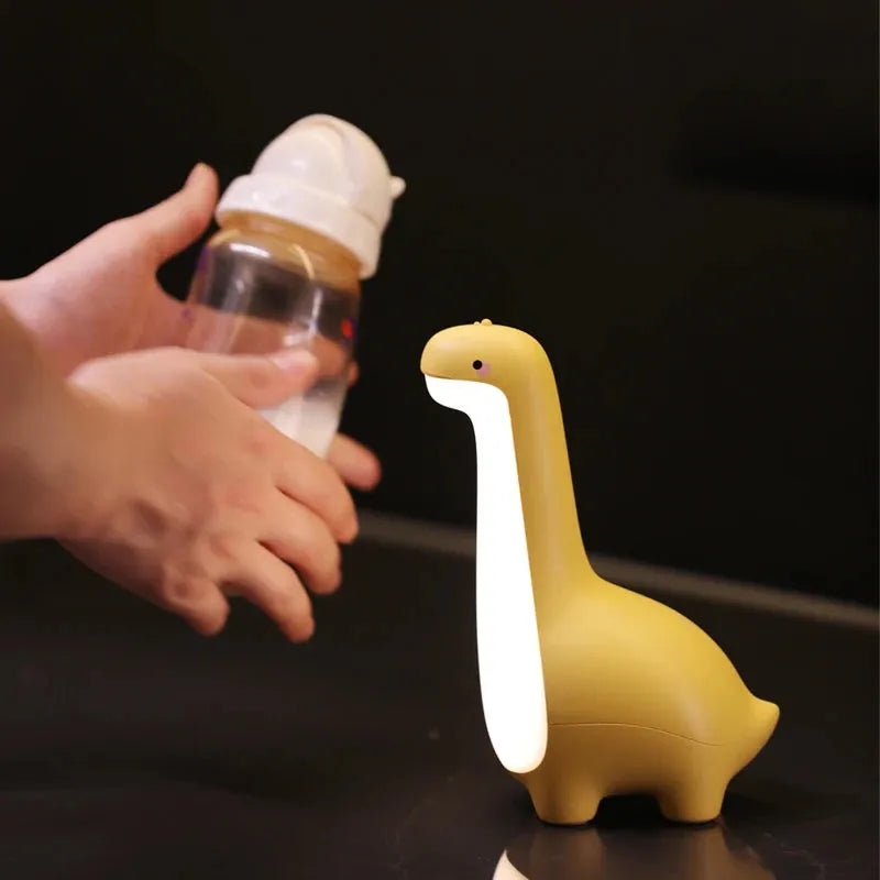 Dinosaur Night Light Cute Children's Night Light Eye Protection Bedside Timing Lamp USB Charging Room Decoration Children's Gift - Bellarte Enchanté Dinosaur Night Light Cute Children's Night Light Eye Protection Bedside Timing Lamp USB Charging Room Decoration Children's Gift
