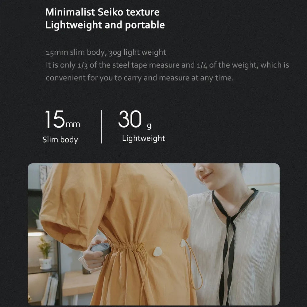 Distance Measuring Instrument Electronic Measuring Ruler Tape Measure High Definition Digital LCD High Precision Electronic Measuring Ruler Tool - Bellarte Enchanté Distance Measuring Instrument Electronic Measuring Ruler Tape Measure High Definition Digital LCD High Precision Electronic Measuring Ruler Tool