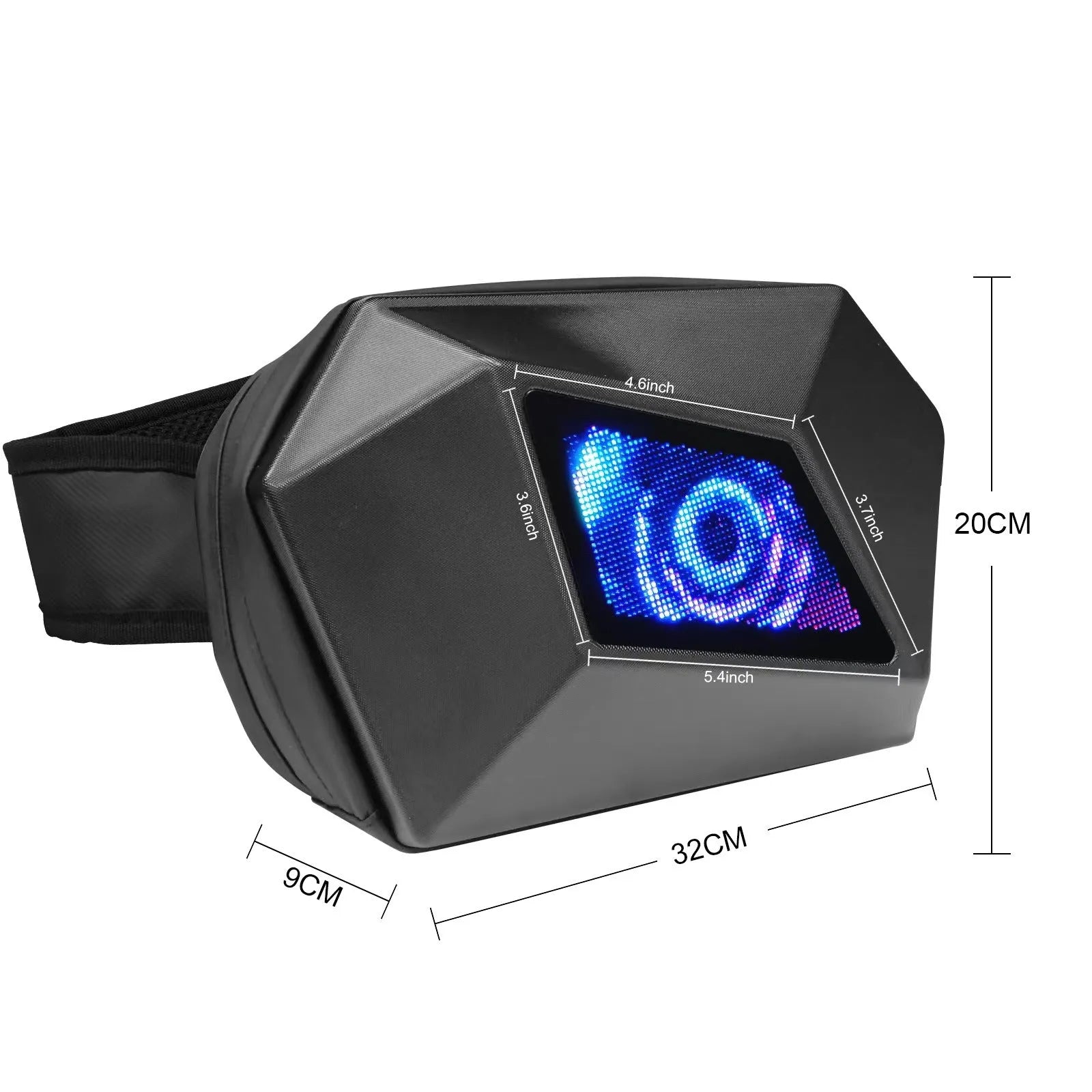 DIY Picture Text LED Slanted Chest Bag - Bellarte Enchanté DIY Picture Text LED Slanted Chest Bag