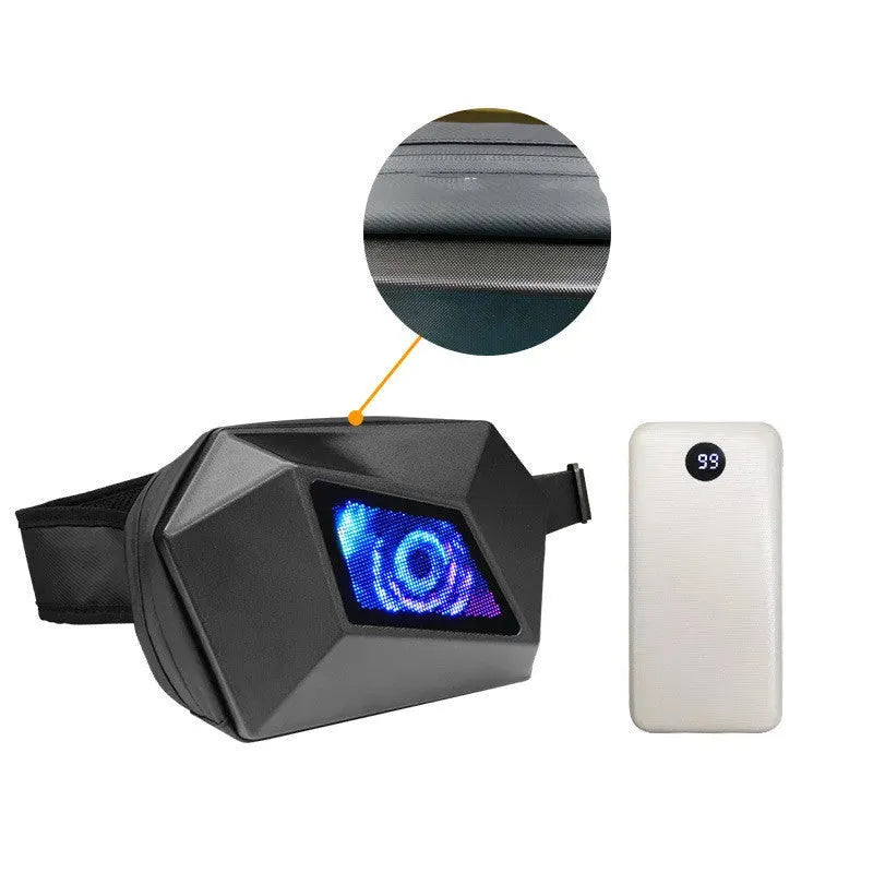 DIY Picture Text LED Slanted Chest Bag - Bellarte Enchanté DIY Picture Text LED Slanted Chest Bag