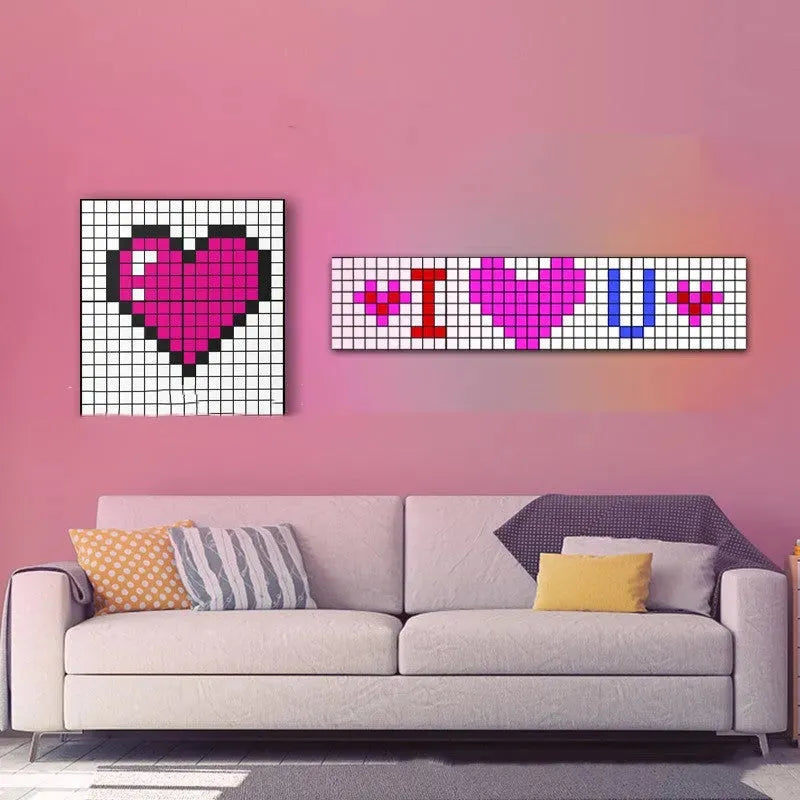 DIY Splicing Pixel Screen Bluetooth E-sports Ambience Light - Bellarte Enchanté DIY Splicing Pixel Screen Bluetooth E-sports Ambience Light