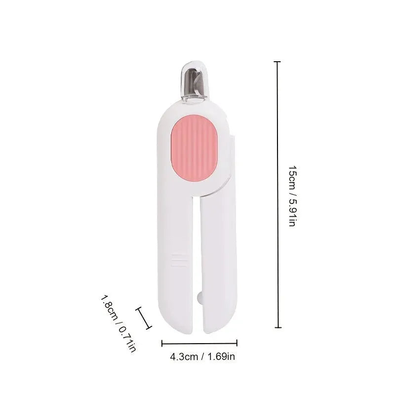 Dog And Cat Nail Clippers, Pet Nail Trimmers With LED Light, And Circular Cut-hole Cat Paw Cutter Dogs Nail Cutter Avoid Excessive Cutting - Bellarte Enchanté Dog And Cat Nail Clippers, Pet Nail Trimmers With LED Light, And Circular Cut-hole Cat Paw Cutter Dogs Nail Cutter Avoid Excessive Cutting