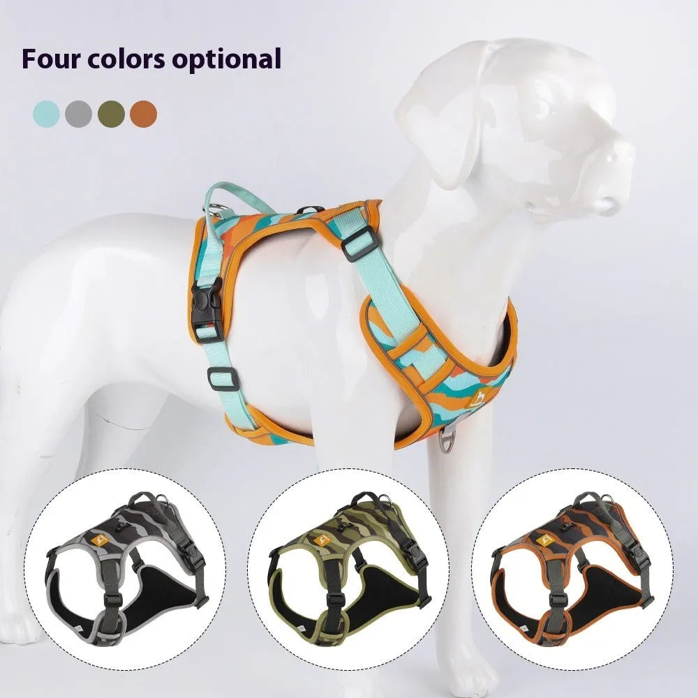 Dog Chest And Back Reflective Commuter Hand Holding Rope - Bellarte Enchanté Dog Chest And Back Reflective Commuter Hand Holding Rope