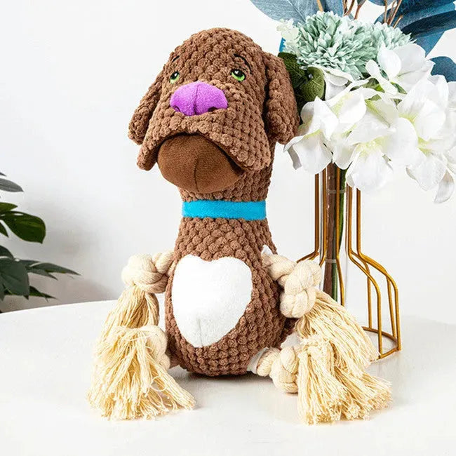 Dog Plush Vocalization Bite-resistant Cotton String - Bellarte Enchanté Dog Plush Vocalization Bite-resistant Cotton String