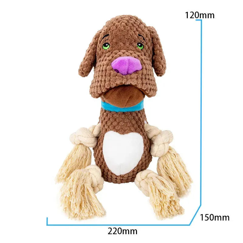 Dog Plush Vocalization Bite-resistant Cotton String - Bellarte Enchanté Dog Plush Vocalization Bite-resistant Cotton String