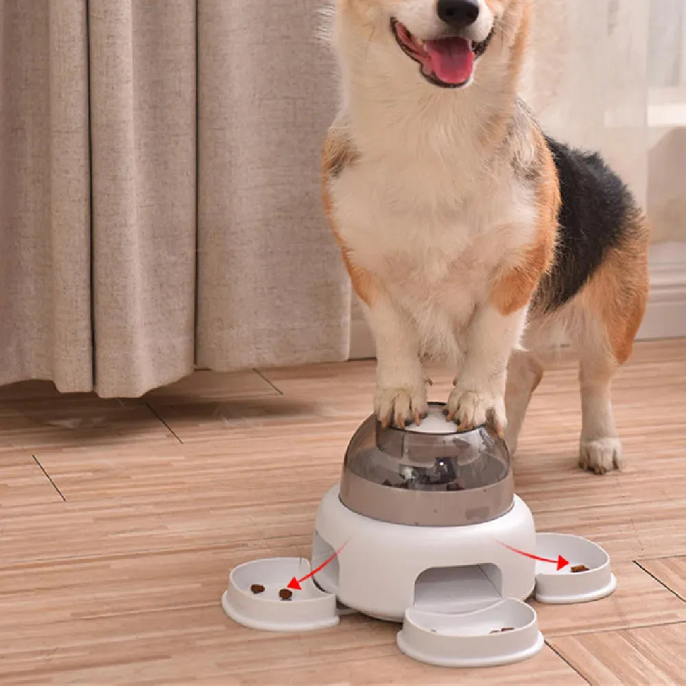 Dog Press Leakage Food Feeder Automatic Pet Feeder - Bellarte Enchanté Dog Press Leakage Food Feeder Automatic Pet Feeder