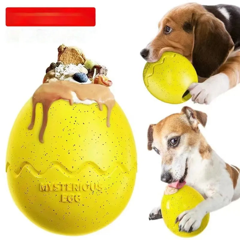 Dog Slow Food Bite-resistant Leakage Food Feeder Dinosaur Egg Bite Dog Toy - Bellarte Enchanté Dog Slow Food Bite-resistant Leakage Food Feeder Dinosaur Egg Bite Dog Toy