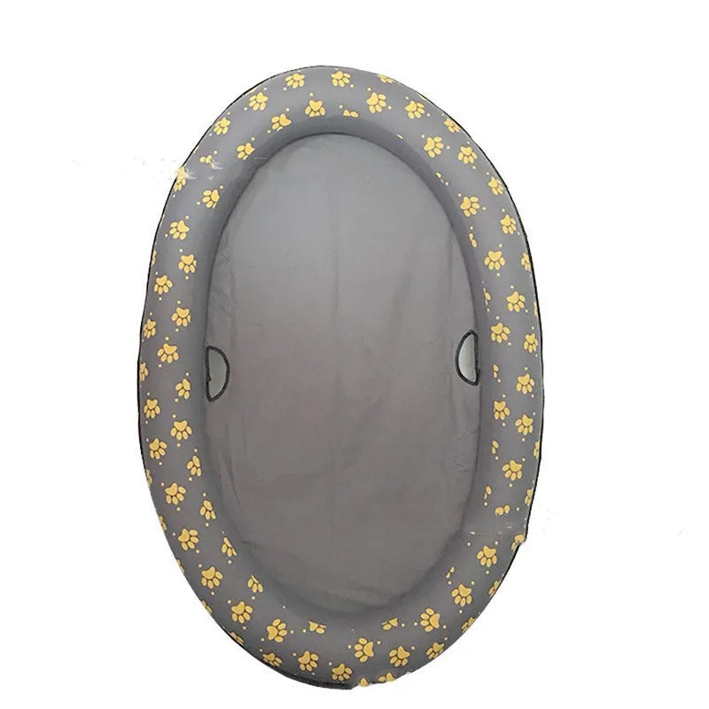 Dog Swimming Pool Inflatable Hammock Pets Pool Floating Bed Spring Summer Swimming Ring - Bellarte Enchanté Dog Swimming Pool Inflatable Hammock Pets Pool Floating Bed Spring Summer Swimming Ring