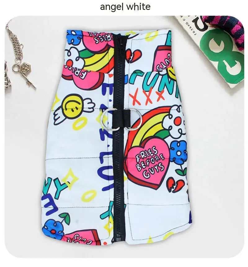 Dog Winter Warm Down Vest Shell Jacket - Bellarte Enchanté Dog Winter Warm Down Vest Shell Jacket