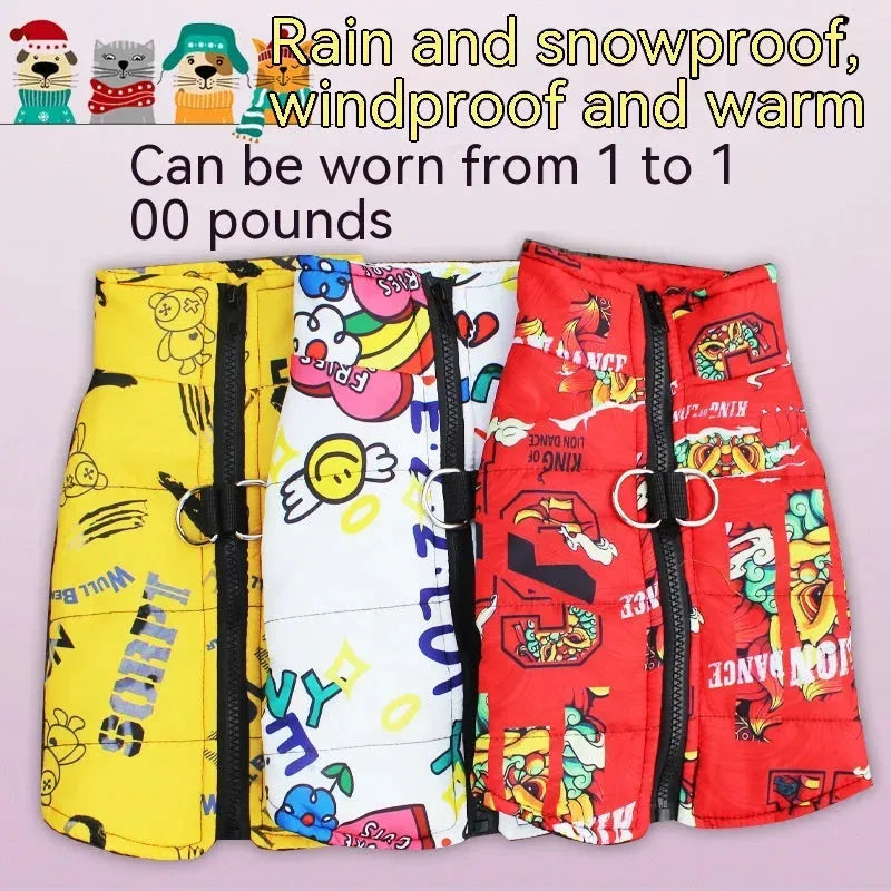 Dog Winter Warm Down Vest Shell Jacket - Bellarte Enchanté Dog Winter Warm Down Vest Shell Jacket