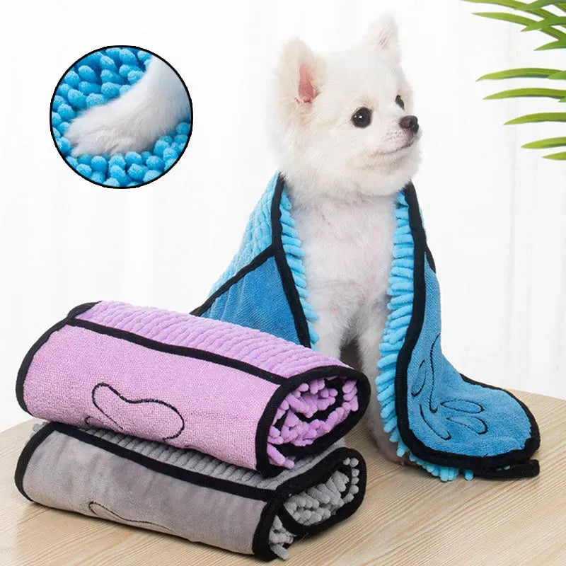 Dogs Cats Towels Super Absorbent Dog Bathrobe Microfiber Bath Towels Quick-Drying Cat Bath Towel For Pets Towel Dog Towels Pet Products - Bellarte Enchanté Dogs Cats Towels Super Absorbent Dog Bathrobe Microfiber Bath Towels Quick-Drying Cat Bath Towel For Pets Towel Dog Towels Pet Products