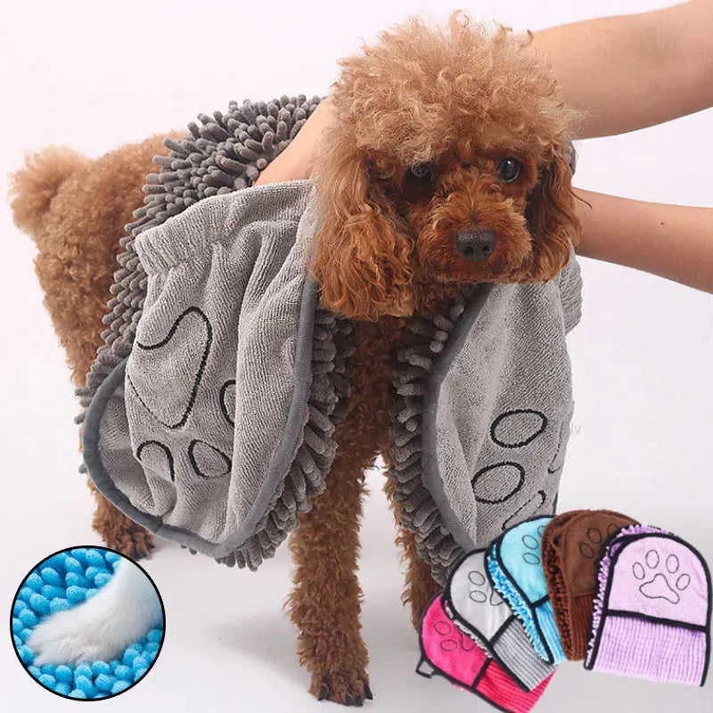 Dogs Cats Towels Super Absorbent Dog Bathrobe Microfiber Bath Towels Quick-Drying Cat Bath Towel For Pets Towel Dog Towels Pet Products - Bellarte Enchanté Dogs Cats Towels Super Absorbent Dog Bathrobe Microfiber Bath Towels Quick-Drying Cat Bath Towel For Pets Towel Dog Towels Pet Products