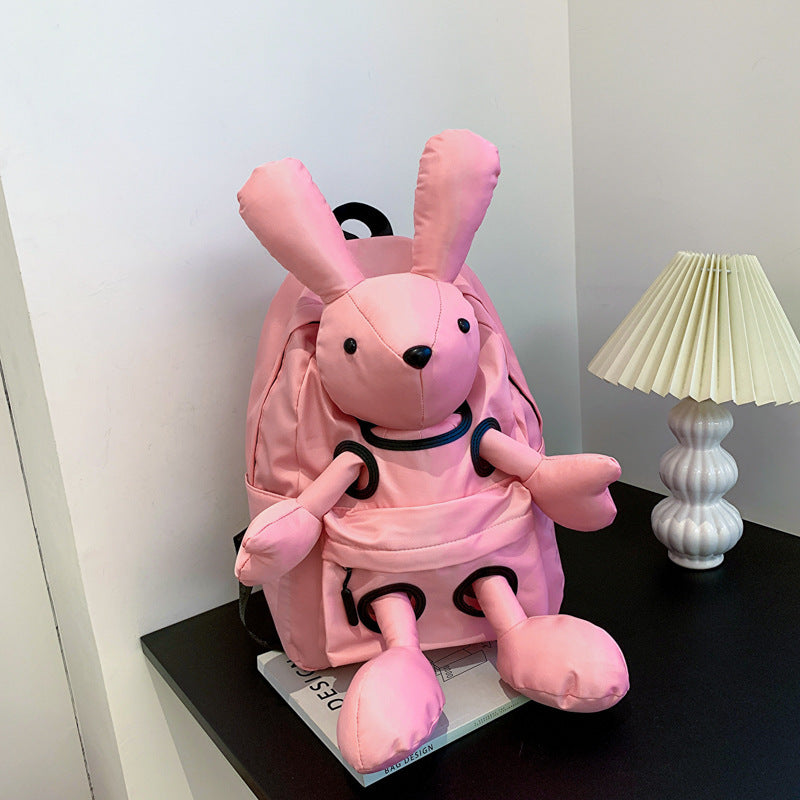 Doll Women's Backpack Trendy Cool Rabbit Travel Backpack - Bellarte Enchanté Doll Women's Backpack Trendy Cool Rabbit Travel Backpack