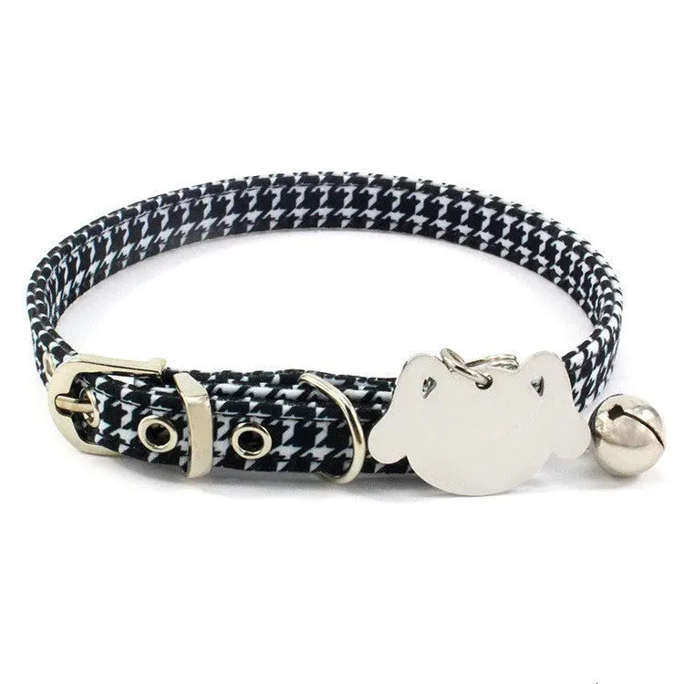 Double-sided Laser Engraving Pet Collar Brass Bell - Bellarte Enchanté Double-sided Laser Engraving Pet Collar Brass Bell