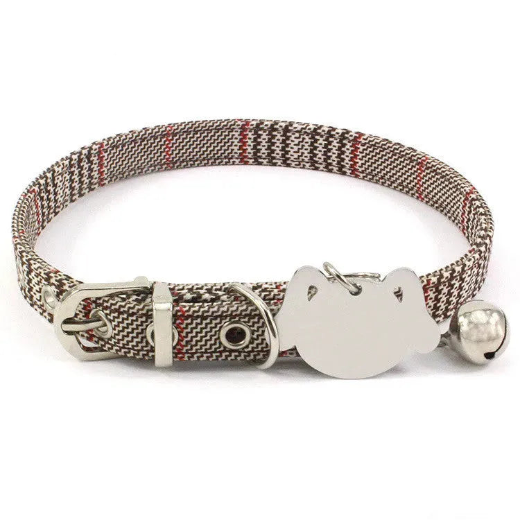 Double-sided Laser Engraving Pet Collar Brass Bell - Bellarte Enchanté Double-sided Laser Engraving Pet Collar Brass Bell