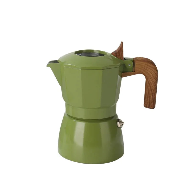 Double Valve Moka Pot Espresso Coffee Machine - Bellarte Enchanté Double Valve Moka Pot Espresso Coffee Machine
