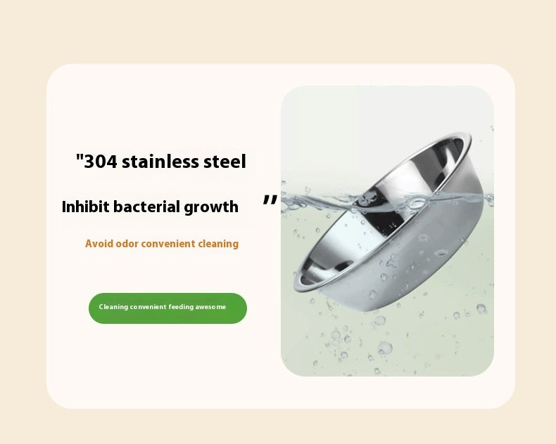 Cat Automatic Pet Feeder Water Dispenser Integrated Double Bowl Drinking Pet